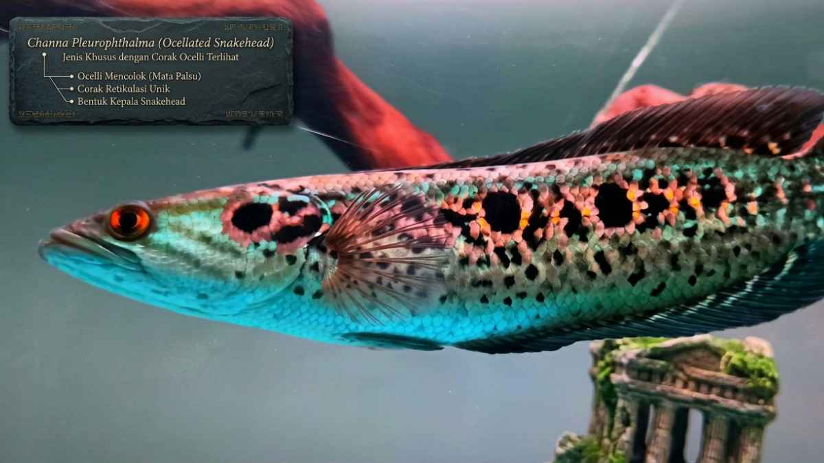 Ikan Serowot (Channa pleurophthalma)