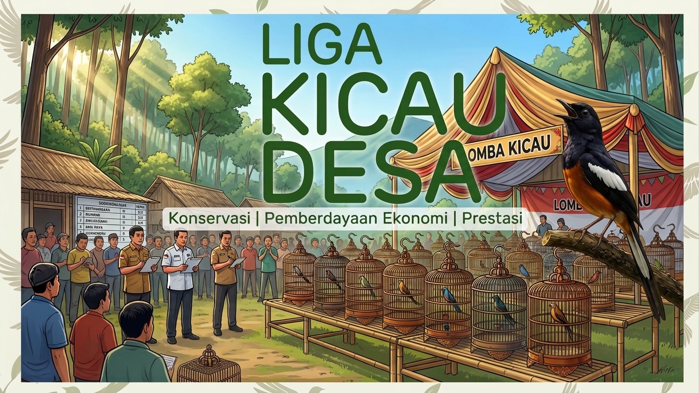 Liga Kicau Desa: Terobosan Baru Garuda Mahakarya Nusantara yang Memadukan Prestasi, Konservasi, dan Ekonomi Rakyat