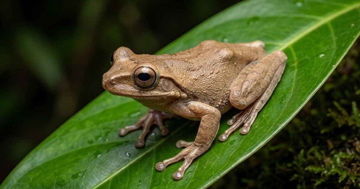 Katak Cokelat Papua (Litoria mira)